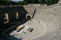 Photograph of the Odeon at Pompeii