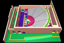 3d visualisation of the Odeon at Pompeii